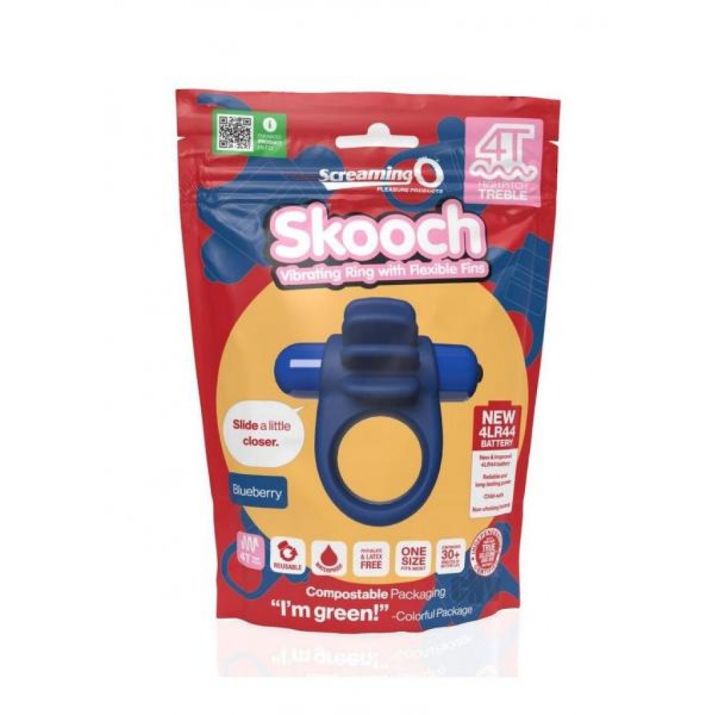 4t Skooch Blueberry - Couples Penis Rings