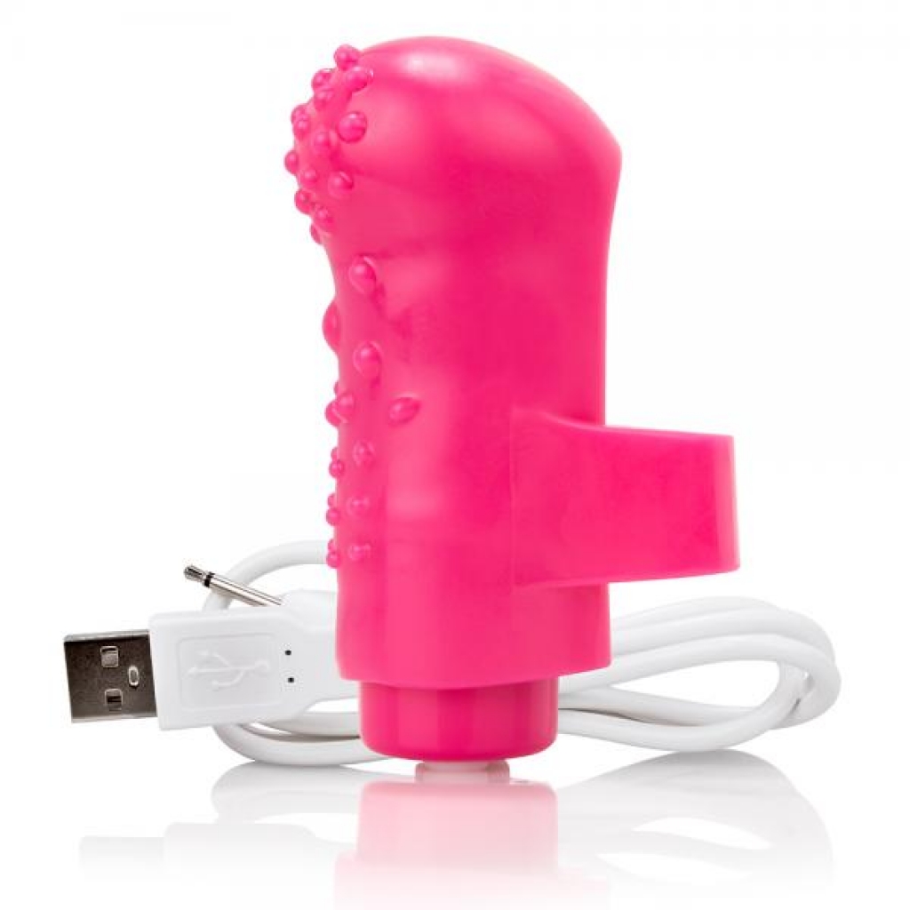 Charged Fing O Vooom Mini Vibe Pink - Finger Vibrators