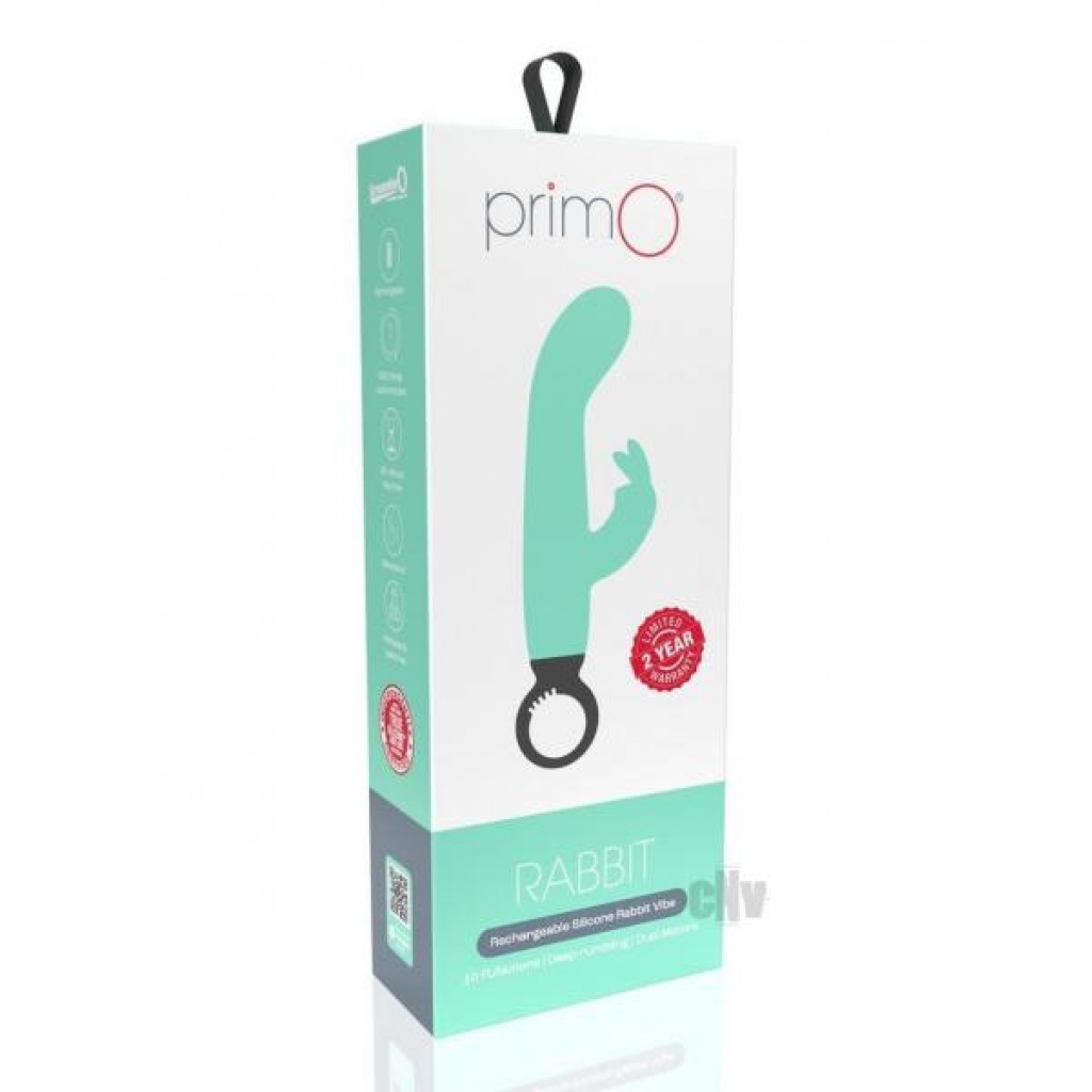 Primo Rabbit Teal - Rabbit Vibrators