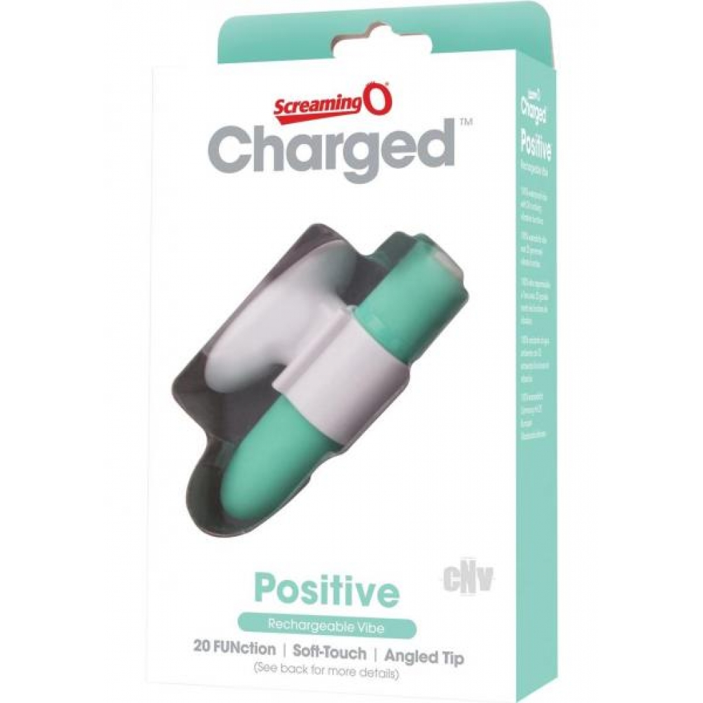 Charged Positive Vibe Kiwi - Finger Vibrators