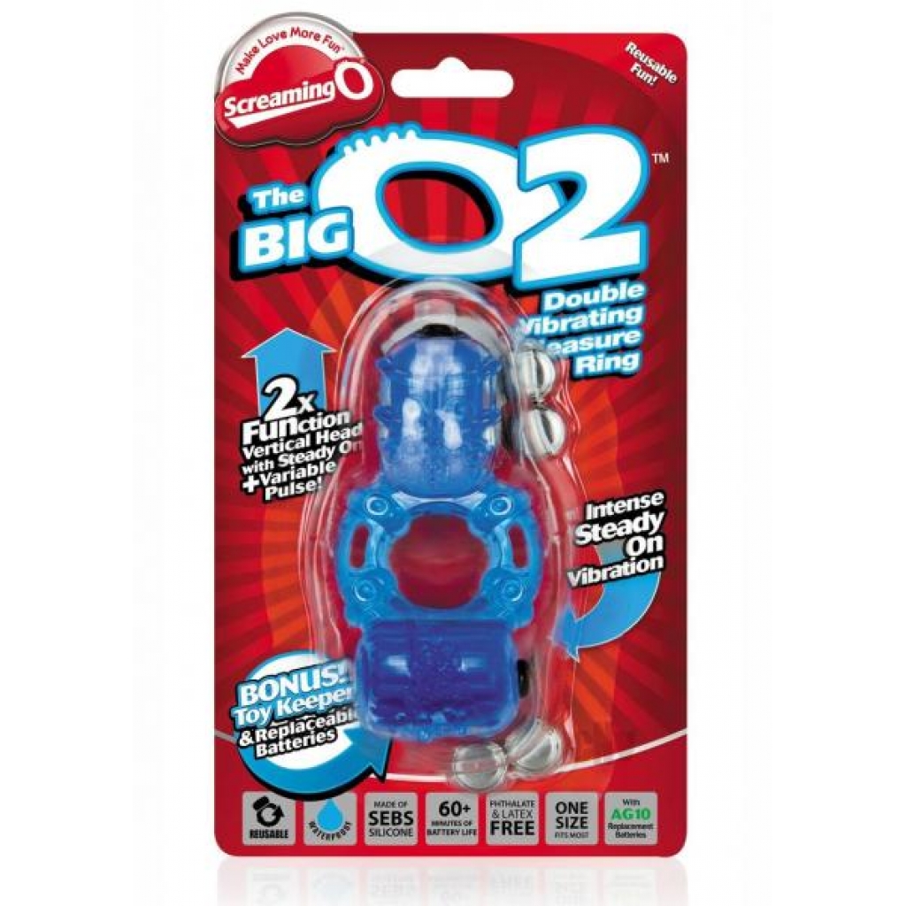 The Big O 2 Blue - Couples Penis Rings