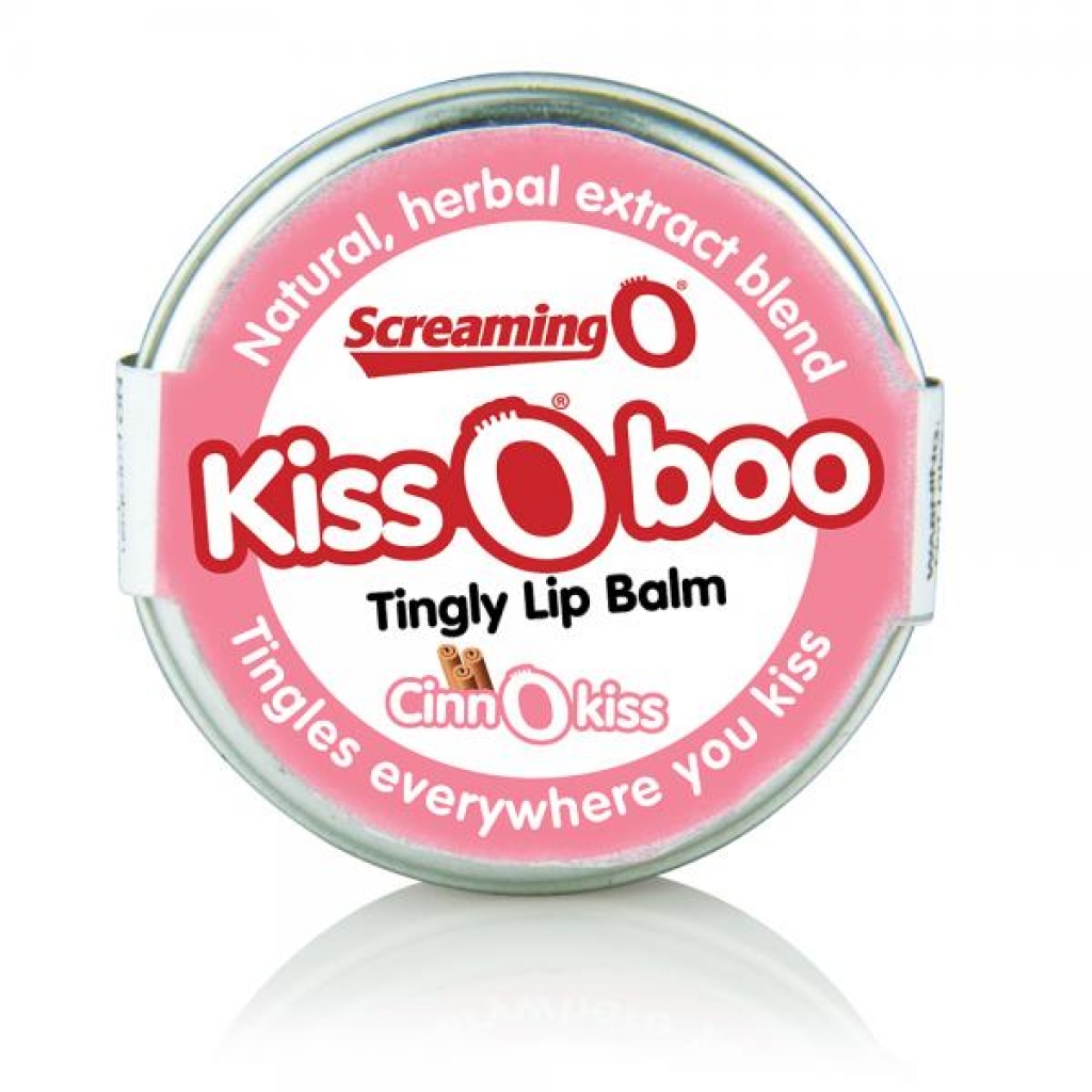 KissOboo Tingly Lip Balm Cinnamon .45oz Tin - Lickable Body