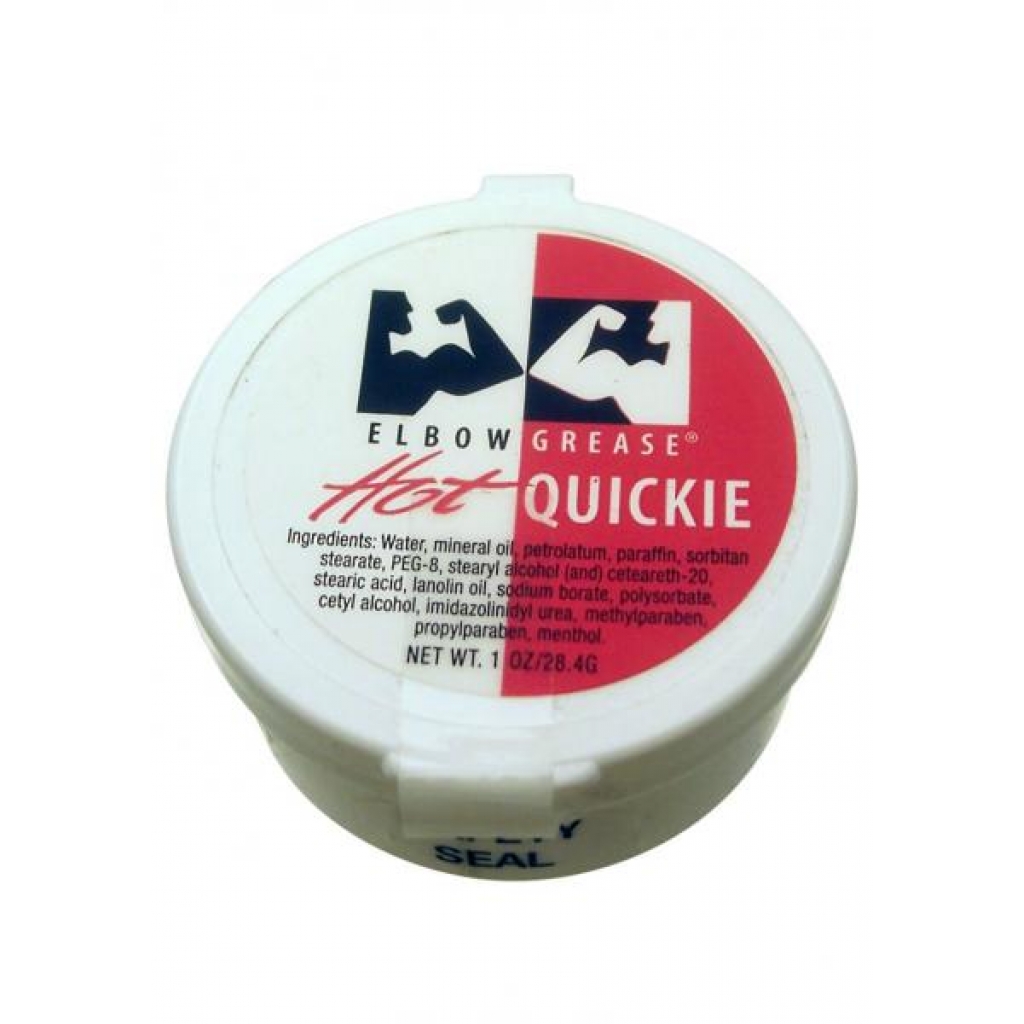 Elbow Grease Hot Quickie Cream Lubricant 1 Ounce - Lubricants