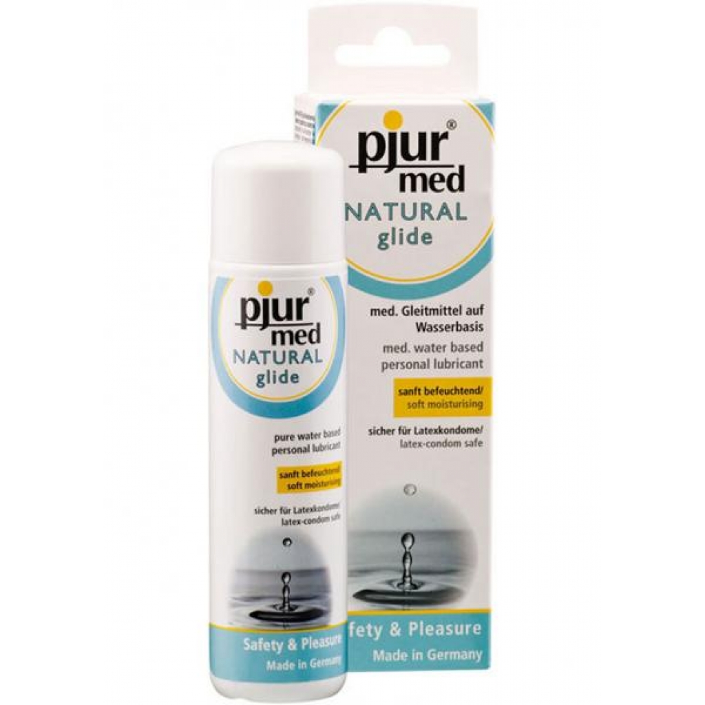 Pjur Med Natural Glide Water Based Lubricant 3.4 Ounce - Lubricants