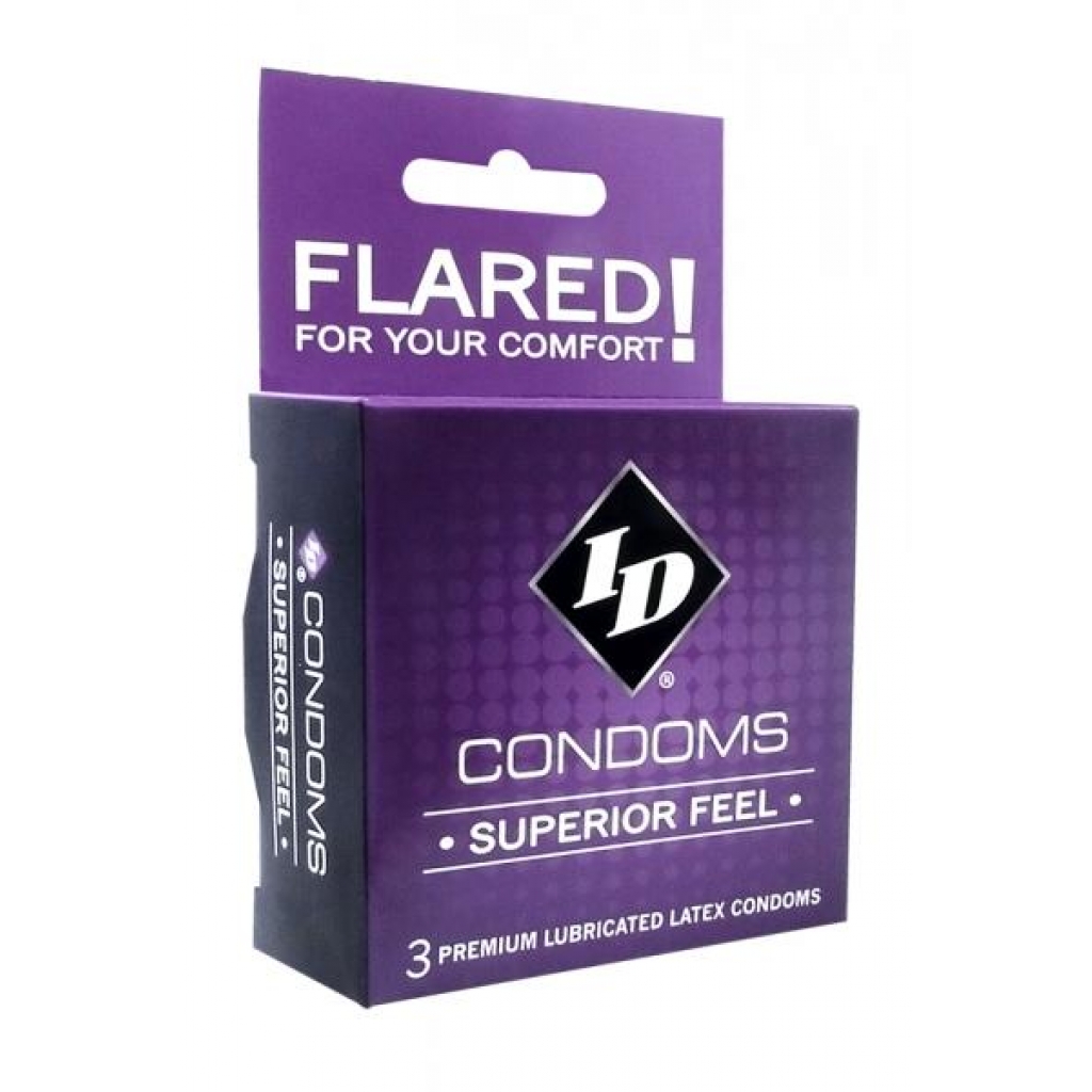 ID Superior Feel Condom 3 Pack