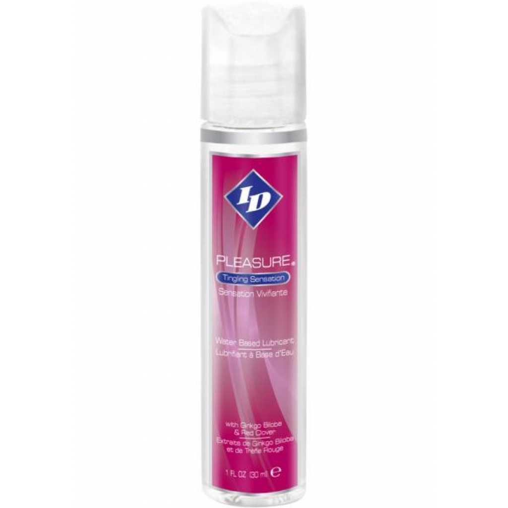 ID Pleasure Tingling Sensation Water Based Lubricant 1 Ounce - Lubricants