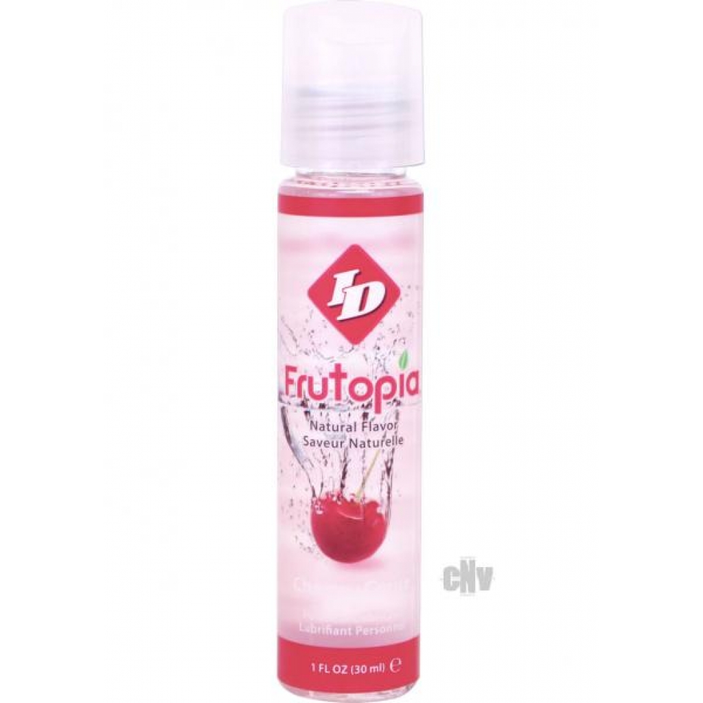 ID Frutopia Lubricant Cherry 1oz - Lickable Body