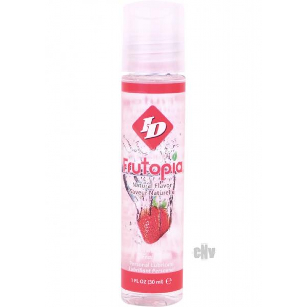 ID Frutopia Lubricant Strawberry 1oz Bottle - Lickable Body