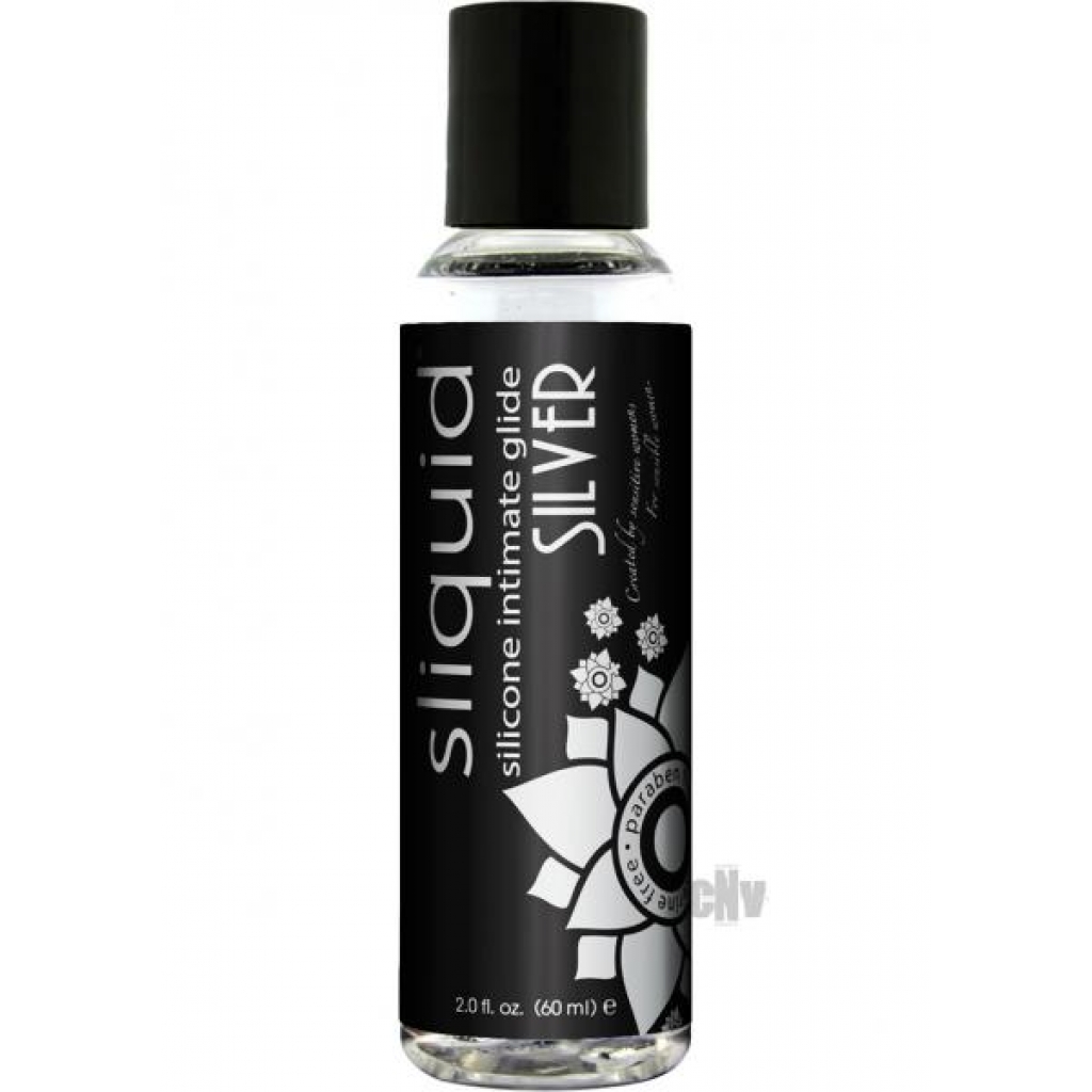 Sliquid Naturals Silver Silicone Lubricant 2oz - Lubricants