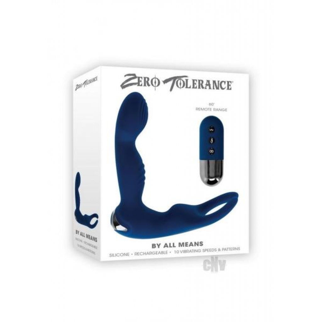 Zt By All Means Blue - Prostate Massagers