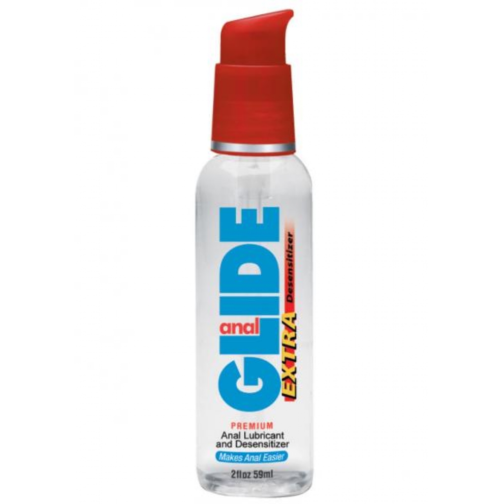 Anal Glide Anal Lubricant with Desensitizer - 2oz