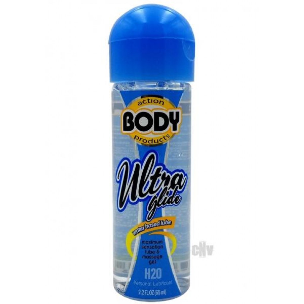 Body Action Ultra Glide Water Based Lube 2.2oz - Lubricants