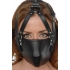 Strict Leather Face Harness - Black