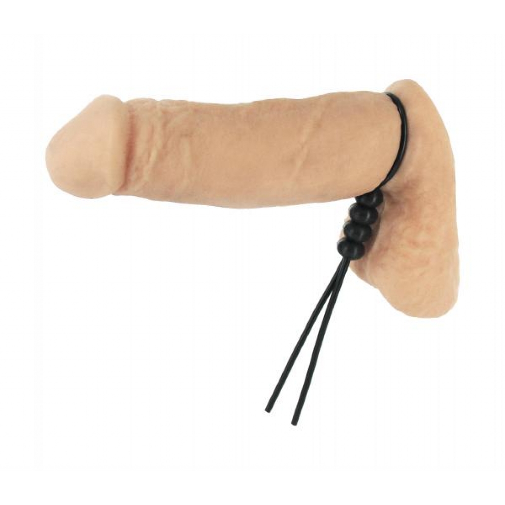 Adjustable 4-Way Cock and Ball Tie - Black