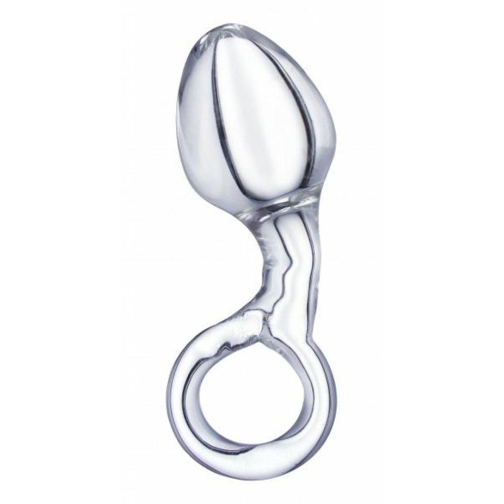 Devi Glass Anal Plug - Clear