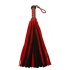 Short Suede Flogger Black Red