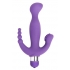 Amethyst 7 Mode Triple Stimulation Vibrator in Purple