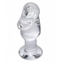 Asvini Glass Anal Plug - Clear