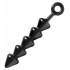 Spades XL Anal Beads - Black