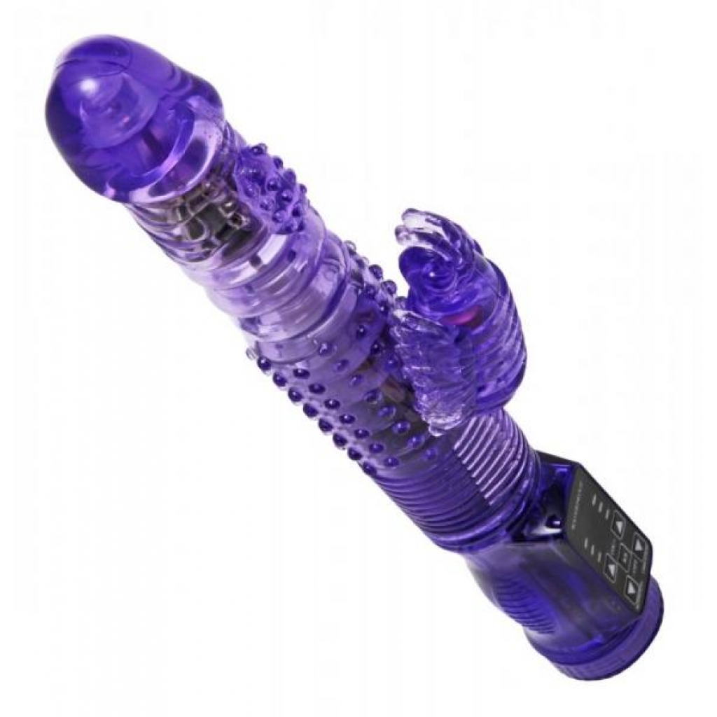 Thrusting Purple Rabbit Vibrator