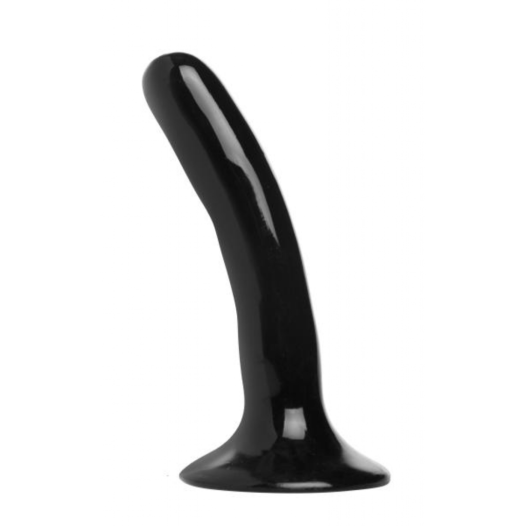 Slim Strap On Harness Dildo - Black