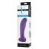 Royal Heart On Silicone Harness Dildo Purple