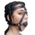 Ball Gag Head Harness Black Bulk