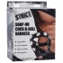 Strict Snap On Cock And Ball Harness - Black