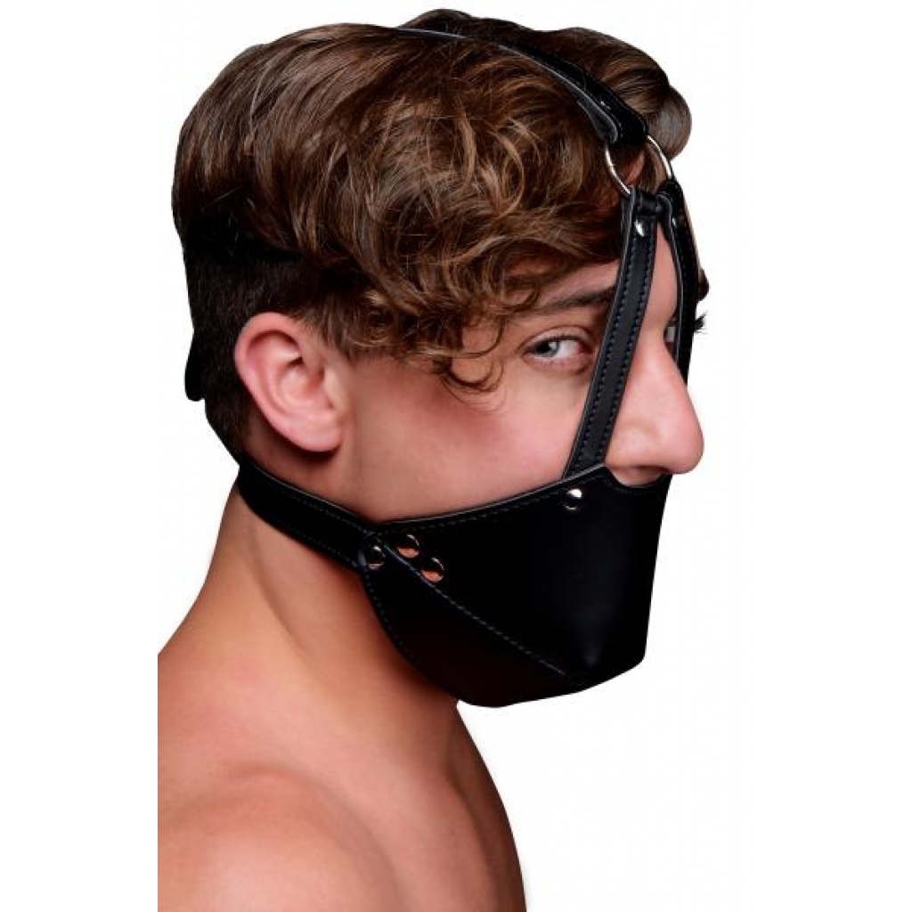 Strict Mouth Harness with Ball Gag - Bondage Must-Have