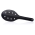 Strict Deluxe Rounded Paddle with Holes - Black