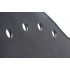 Strict Deluxe Rounded Paddle with Holes - Black