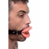 Sissy Mouth Gag - Pink Silicone Lips