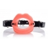 Sissy Mouth Gag - Pink Silicone Lips