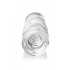 Drops Anal Link Glass Dildo - Clear