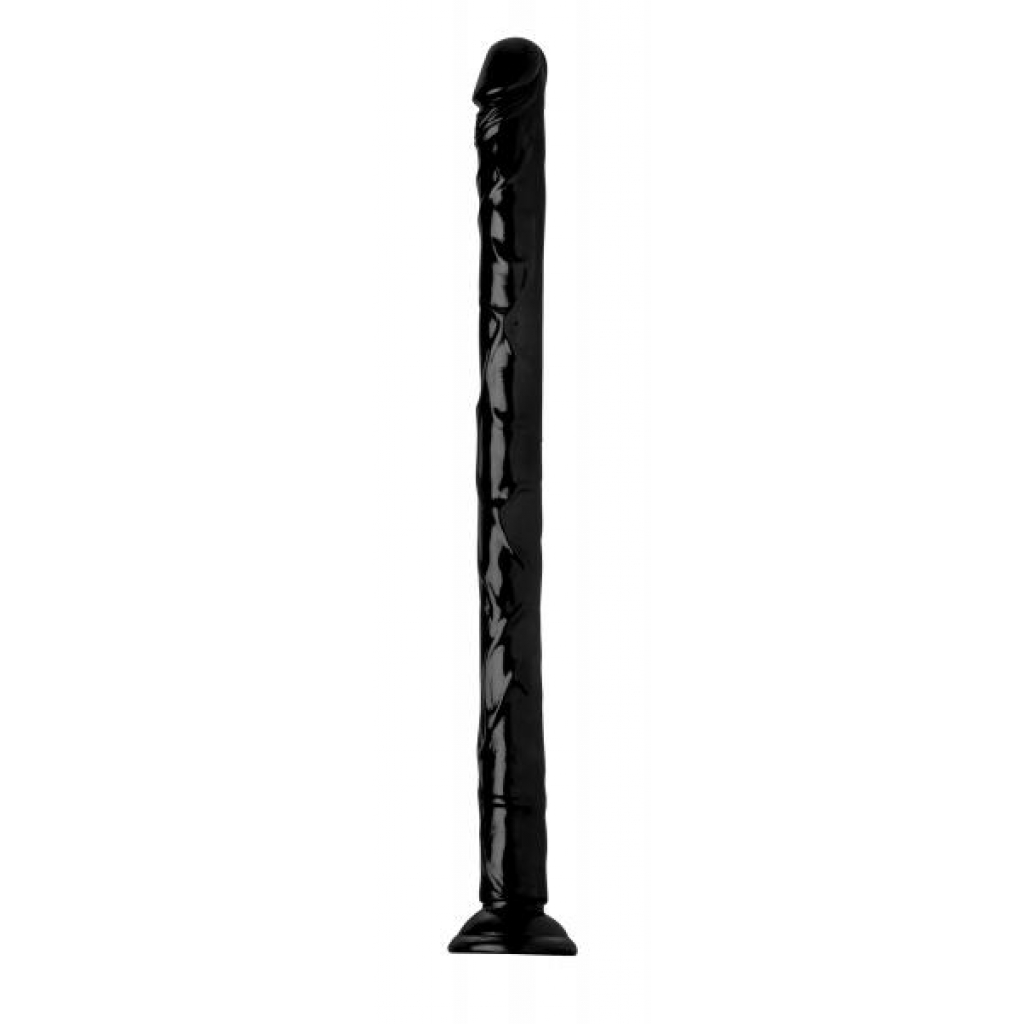 Hosed 19 Inches Realistic Anal Dildo - Black