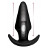 Kinetic Thumping 7X Large Anal Plug - Black