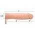 2 Inches Silicone Penis Extension - Beige