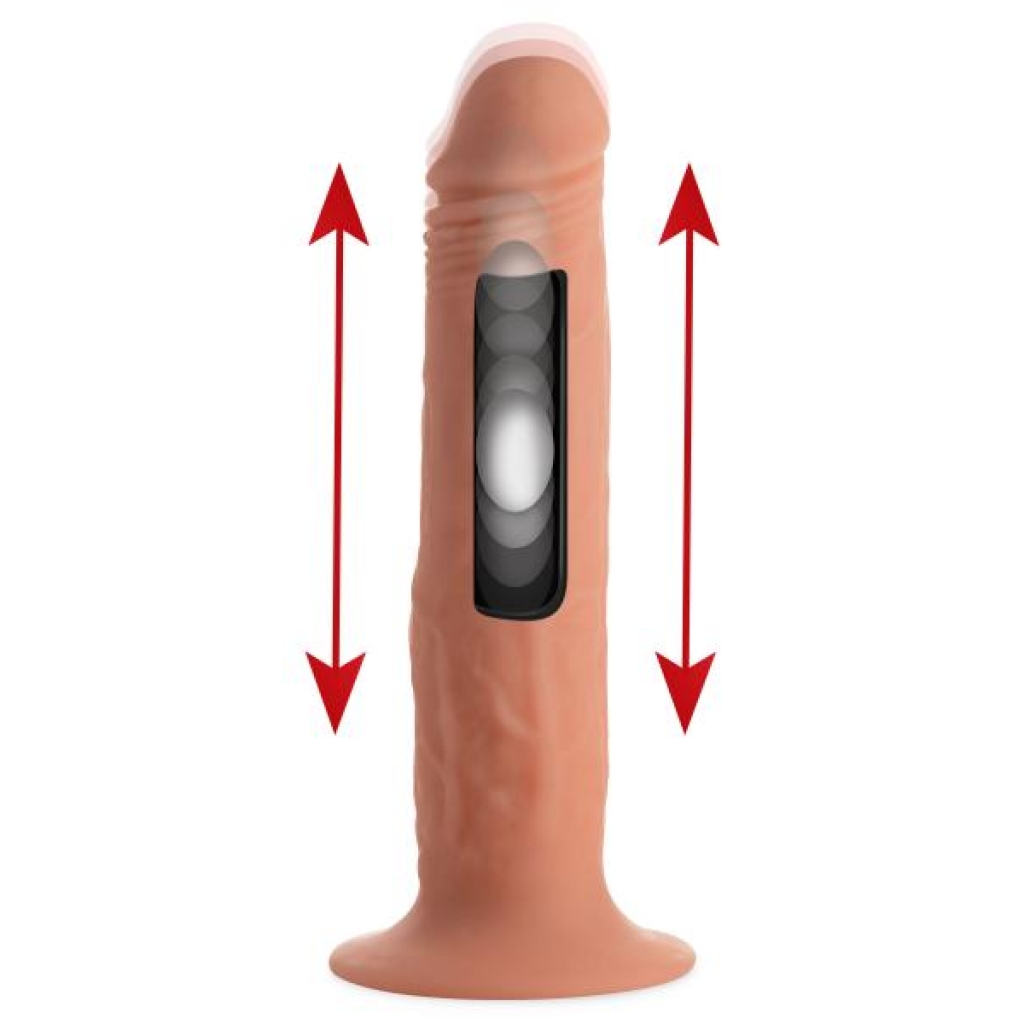 Kinetic Thumping 7X Remote Control Dildo Medium