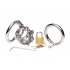 Bolted Chastity Cage with Spikes - Stainless Steel