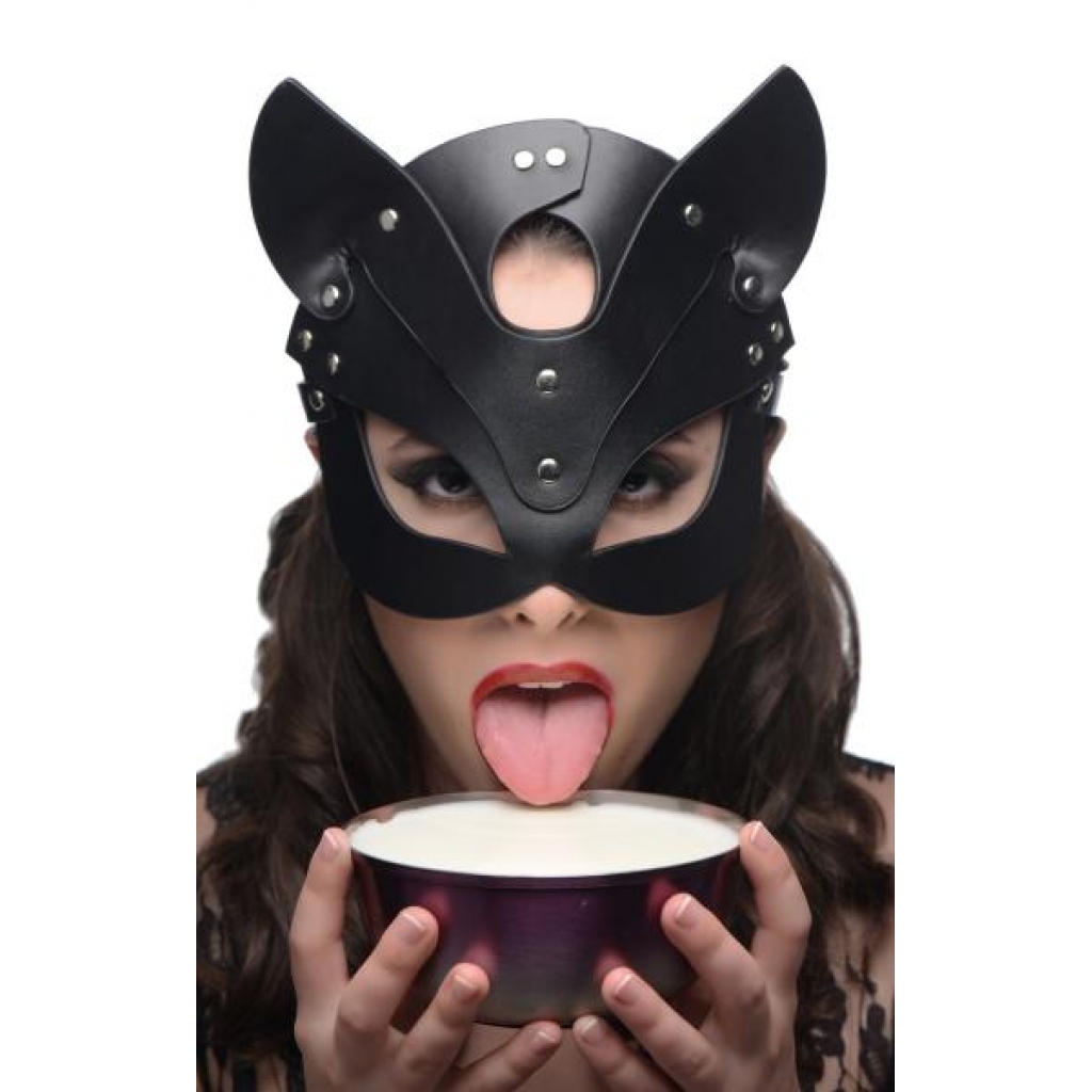 Naughty Kitty Cat Mask - Black