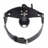 Crank Ball Gag - Black Leather O/S