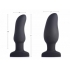 10X Inflatable Vibrating Curved Silicone Anal Plug