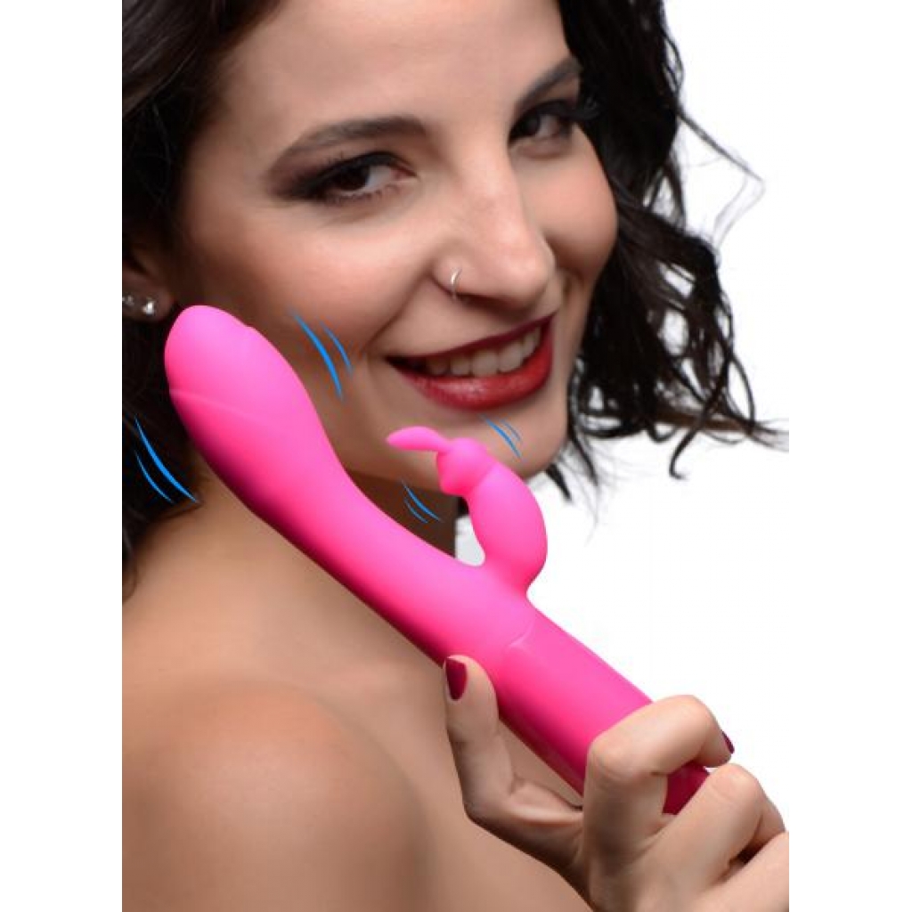 Rebel Rabbit 21X Silicone Vibrator Pink