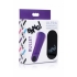 Bang Vibrating Bullet with Remote Control - Purple for Sensational Play