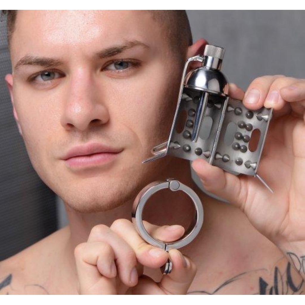 Extreme Spiked Chamber Chastity Cage