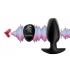 Voice Activated 10X Vibrating Butt Plug with Remote Control