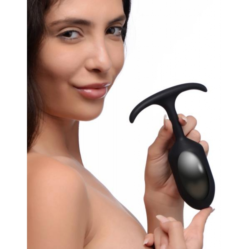 Premium Large Silicone Weighted Anal Plug