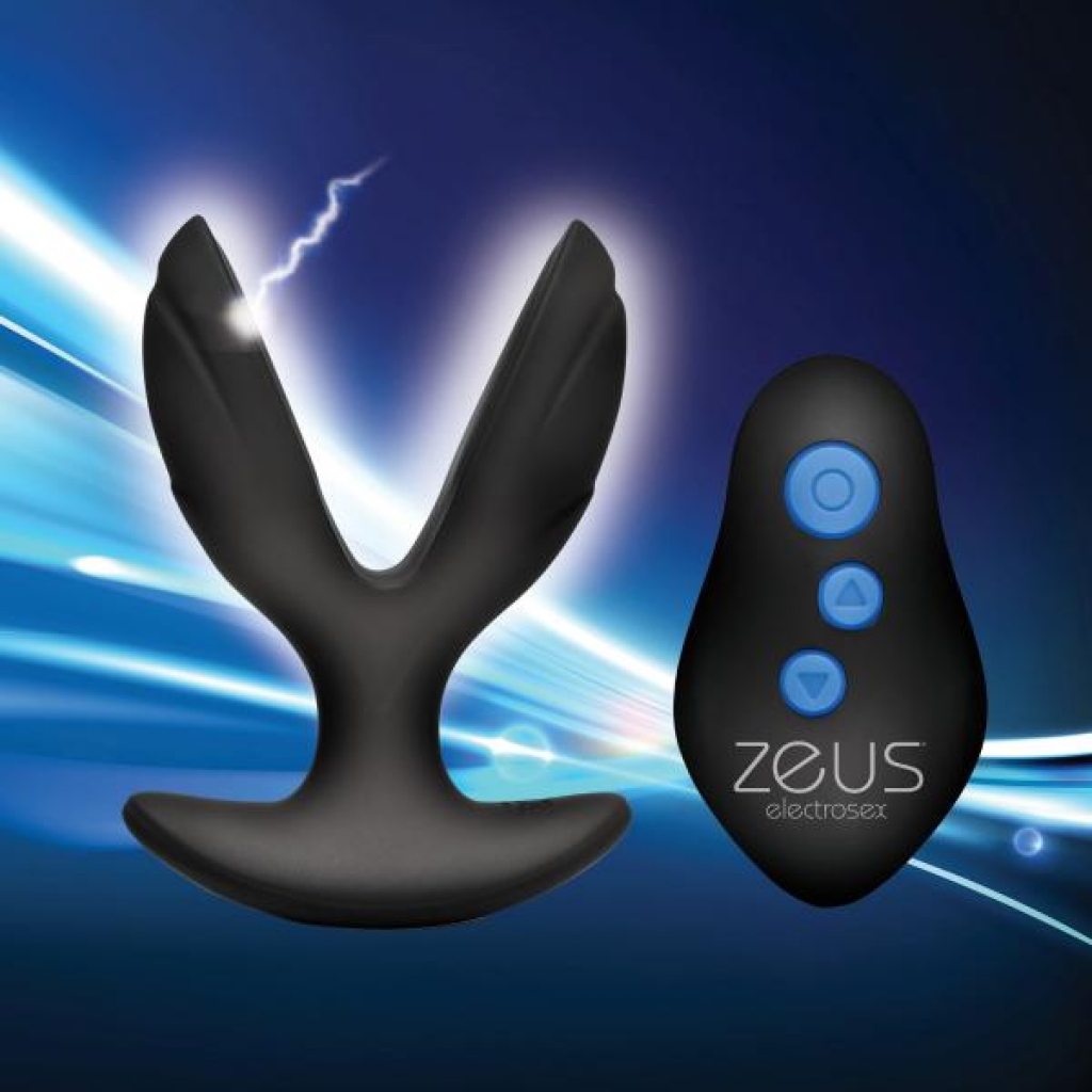 Electro-Spread Vibrating and Estim Silicone Butt Plug - 64x