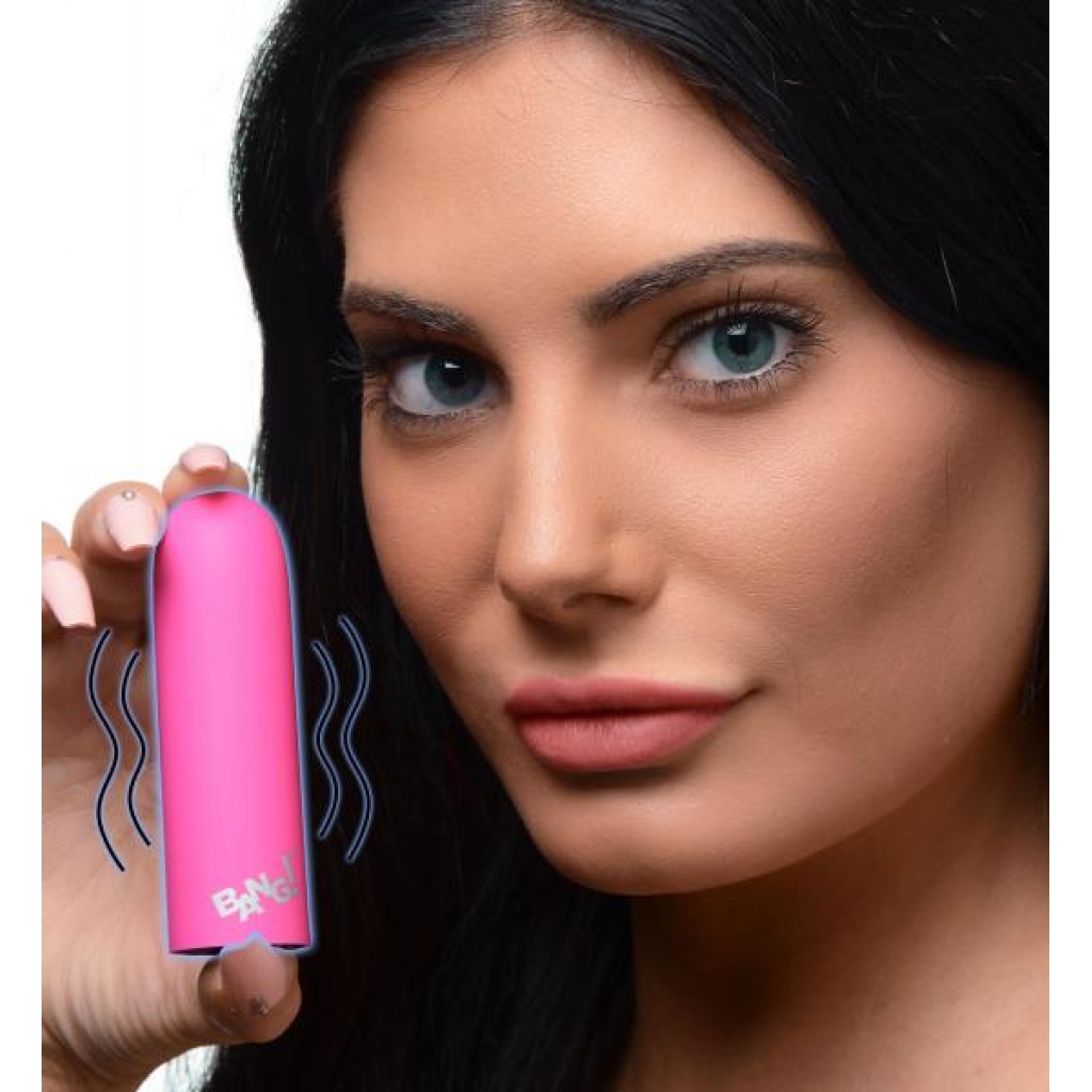 10-Function Mega Silicone Vibrator in Pink