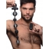 21x Dark Rattler Vibrating Silicone Anal Beads With Remote